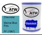 Preview: Chevrolet, Marina Blue Poly, FF (1967): 500ml Lackdose, von ATW Autoteile West.